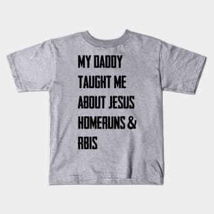 Jesus & Baseball Kids T-Shirt